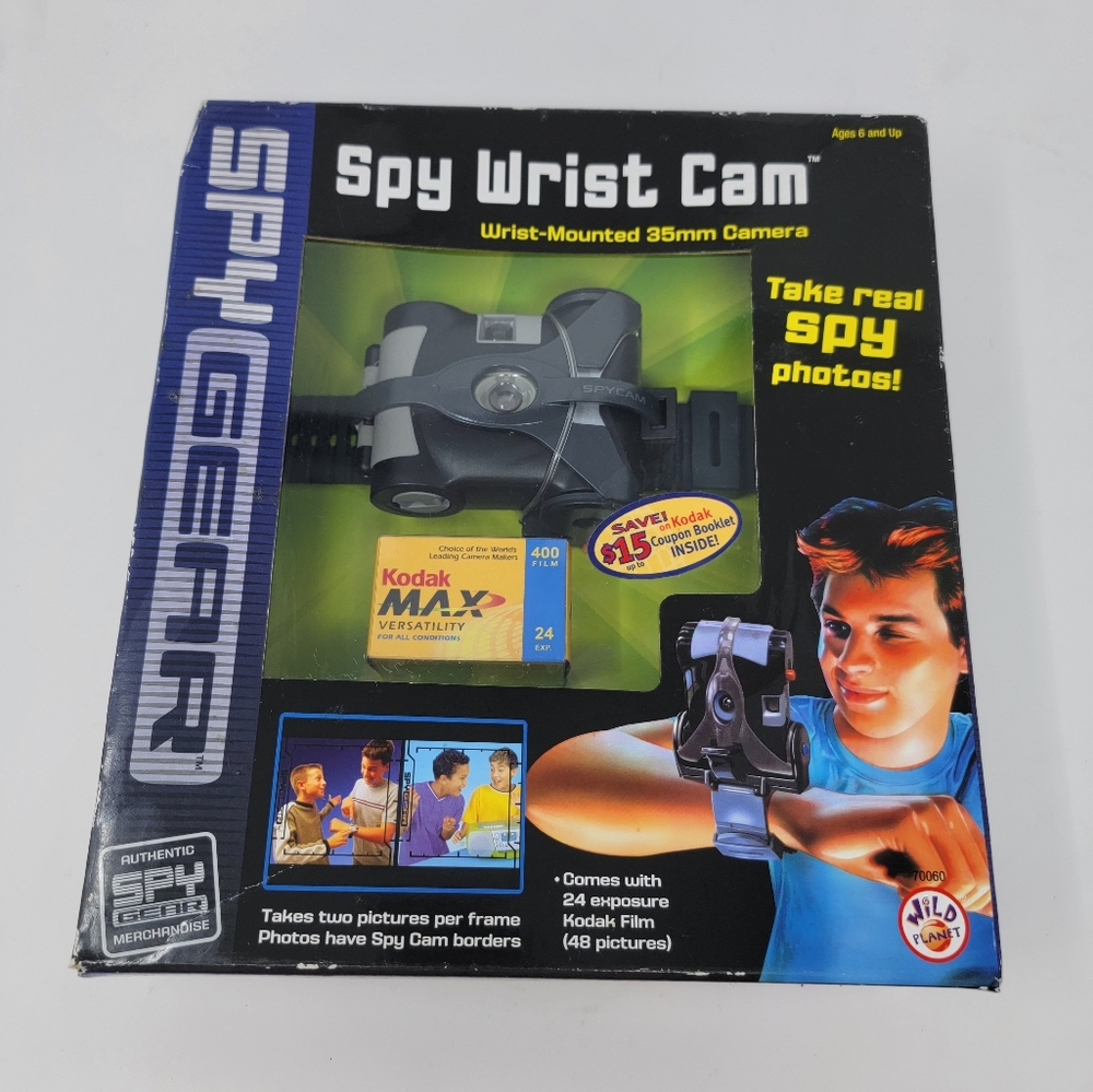 Vintage NWT Spy Wrist Cam Spy Gear Film Camera Brand New Relive Your Childhood
